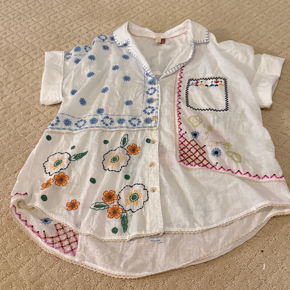 Anthropologie Pilcro Button Up Shirt